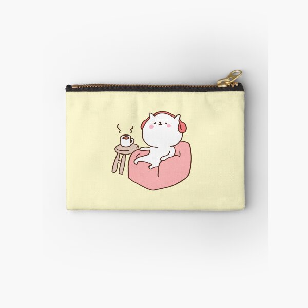 Item preview, Chill Cat Listening To Music On Sofa designed and sold by Chunu Doodles.