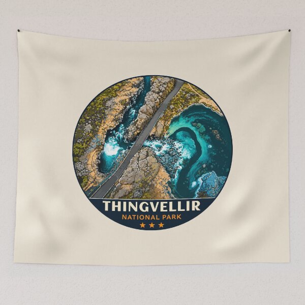 Item preview, Thingvellir National Park Iceland – Vintage Nordic Wilderness Adventure designed and sold by Gideon Emmerich.
