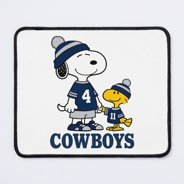 Item preview, Snoopy & Woodstock Dallas Cowboys Football Retro F207 designed and sold by GLUVY-THEME.