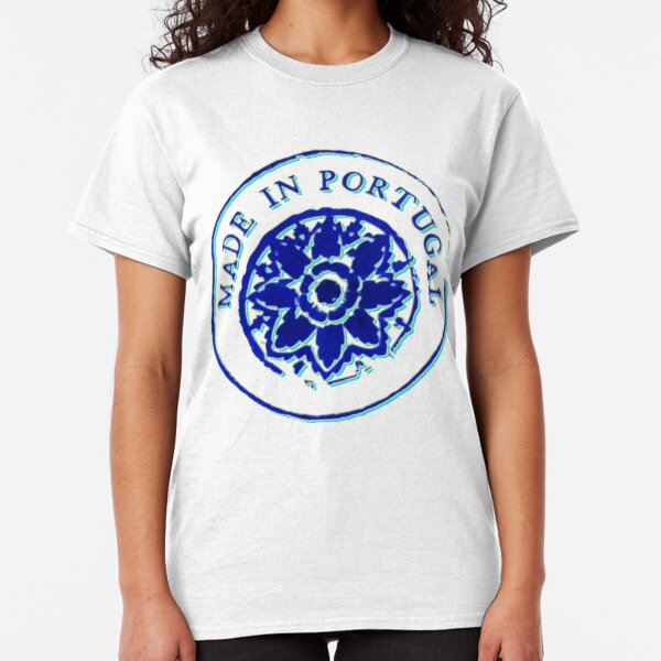 Damen T-Shirt Portugal Urlaub Lissabon Anker