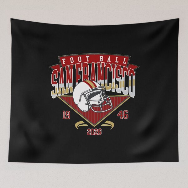 Item preview, San Francisco Football Vintage Helmet Retro designed and sold by Lazarz8.