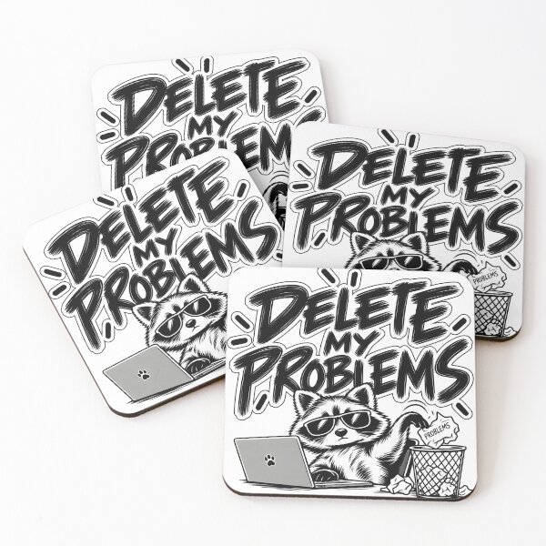 Item preview, Delete My Problems designed and sold by TOMSZE.