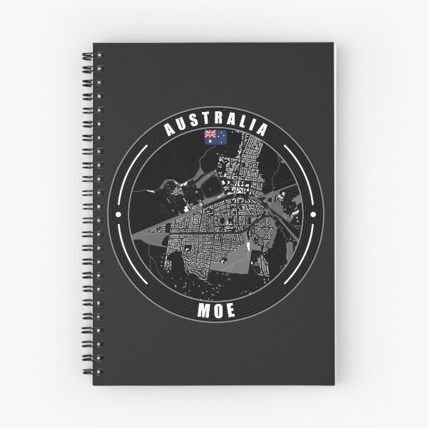 Item preview, Moe Australia City Map  designed and sold by Thistle-TShop.