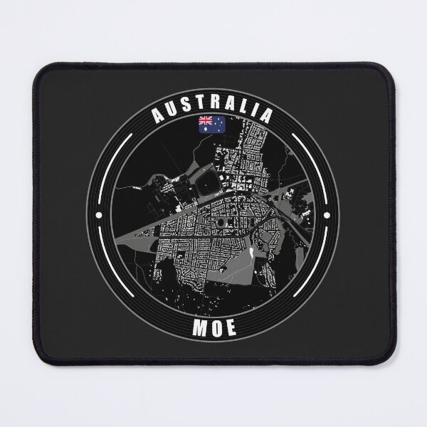 Item preview, Moe Australia City Map  designed and sold by Thistle-TShop.