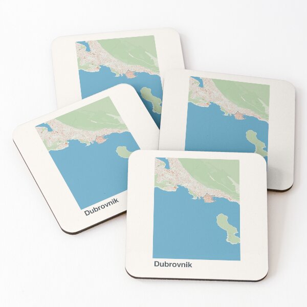 Item preview, Dubrovnik Minimalistic Map Art designed and sold by MapsNerd.