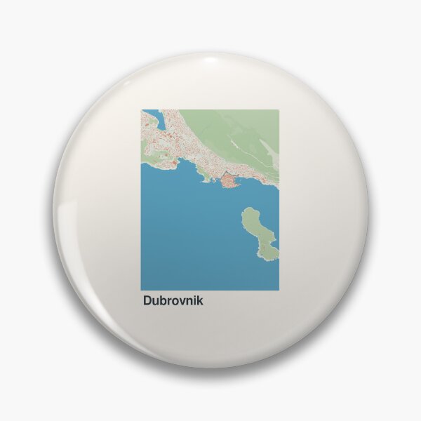 Item preview, Dubrovnik Minimalistic Map Art designed and sold by MapsNerd.