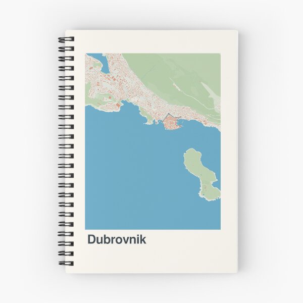 Item preview, Dubrovnik Minimalistic Map Art designed and sold by MapsNerd.