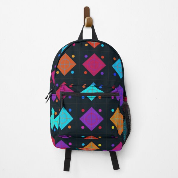 Item preview, Retrowave Diamond Grid Synthwave Neon Geometric Seamless Pattern designed and sold by KungPowUnicorn.