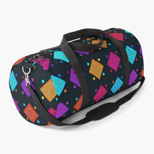 Item preview, Retrowave Diamond Grid Synthwave Neon Geometric Seamless Pattern designed and sold by KungPowUnicorn.