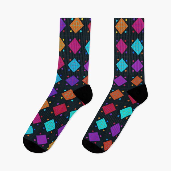Item preview, Retrowave Diamond Grid Synthwave Neon Geometric Seamless Pattern designed and sold by KungPowUnicorn.