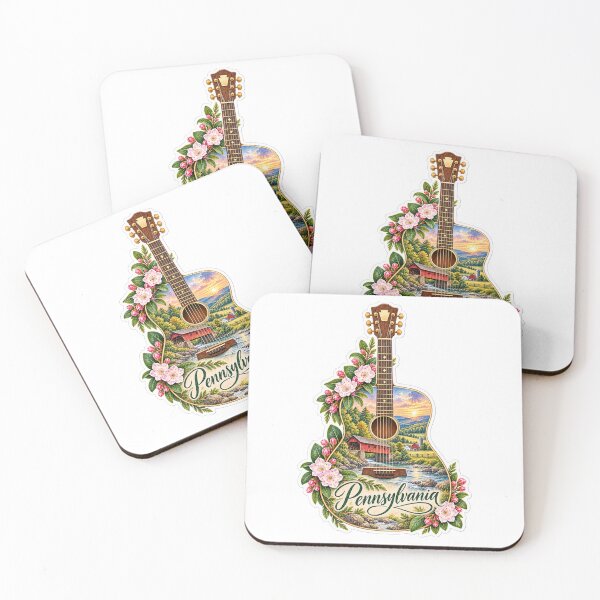 Item preview, Pennsylvania Covered Bridge Guitar designed and sold by Whimspired By Paxx.