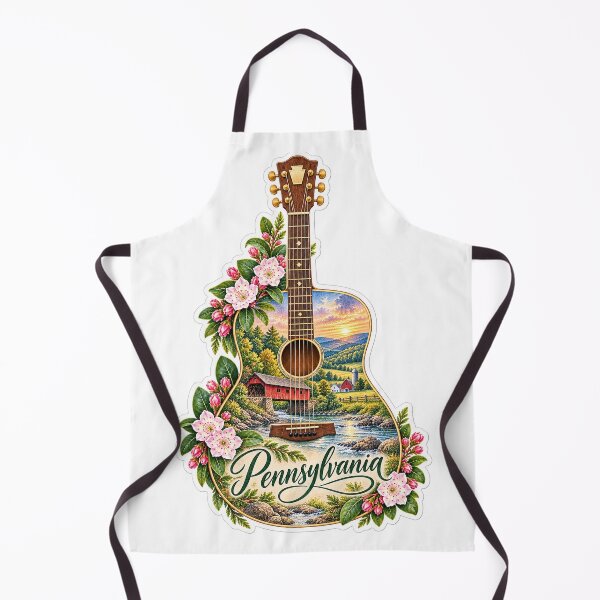 Item preview, Pennsylvania Covered Bridge Guitar designed and sold by Whimspired By Paxx.