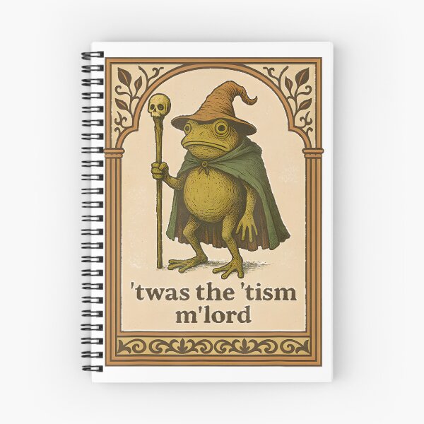 Item preview, Funny Wizard Frog Design with Autism Awareness Theme designed and sold by shyfart.
