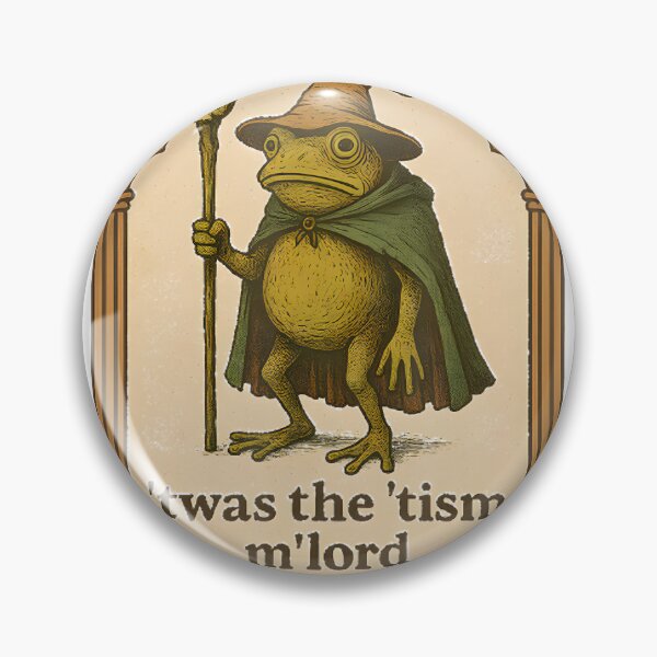 Item preview, Funny Wizard Frog Design with Autism Awareness Theme designed and sold by shyfart.