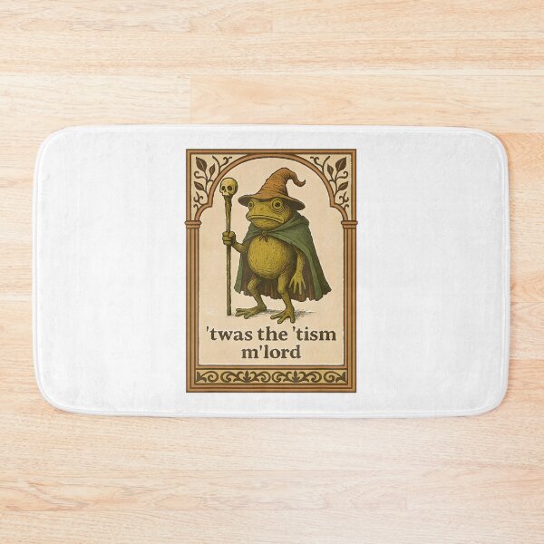 Item preview, Funny Wizard Frog Design with Autism Awareness Theme designed and sold by shyfart.