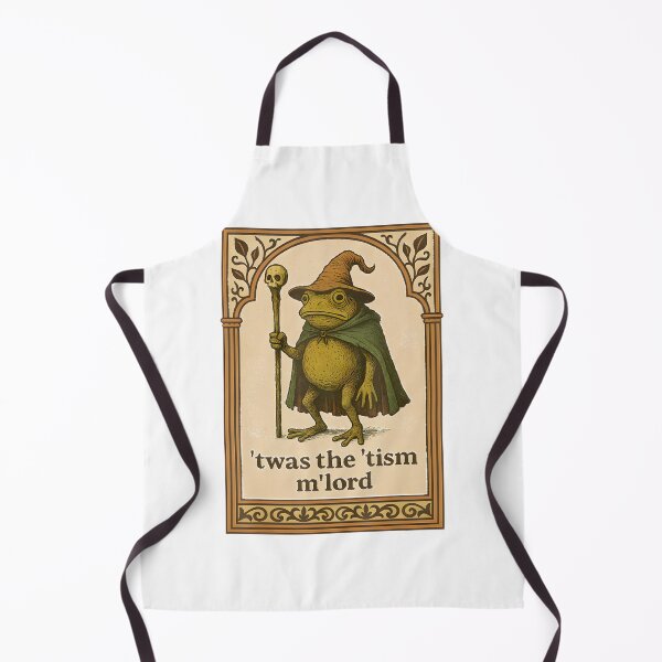 Item preview, Funny Wizard Frog Design with Autism Awareness Theme designed and sold by shyfart.