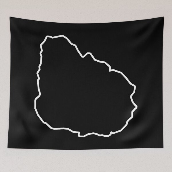 Item preview, Uruguay Country Outline UY designed and sold by shitpostee.