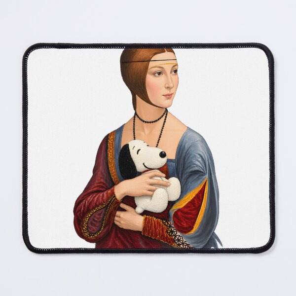 Item preview, Artistic Illustration of a Lady with a Snoopy Dog Companion designed and sold by Tyler Rickard.