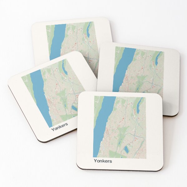 Artikelvorschau, Minimalistische Kartenkunst aus Yonkers entworfen und verkauft von MapsNerd.