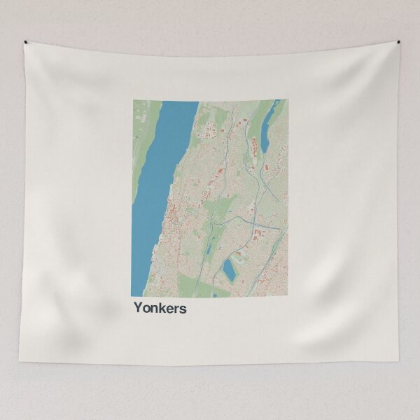 Item preview, Yonkers Minimalistic Map Art designed and sold by MapsNerd.