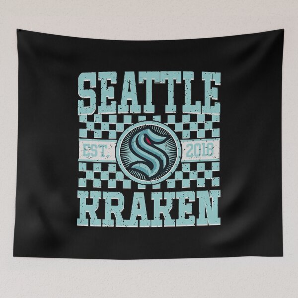 Item preview, Seattle Hockey Team Retro Fan designed and sold by FionnRyen.