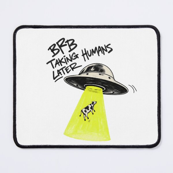 Item preview, Better Planet Awaits – Retro UFO Cow Abduction designed and sold by zzz888.