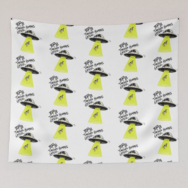 Item preview, Better Planet Awaits – Retro UFO Cow Abduction designed and sold by zzz888.