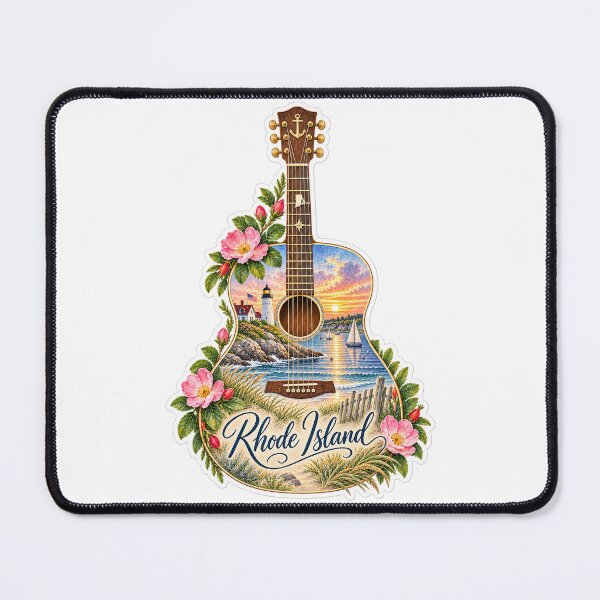 Item preview, Rhode Island Ocean State Guitar designed and sold by Whimspired By Paxx.