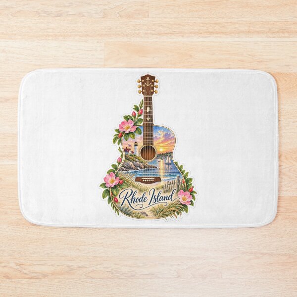 Item preview, Rhode Island Ocean State Guitar designed and sold by Whimspired By Paxx.