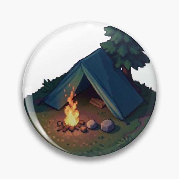 Item preview, Moonlit Woodland Camp — CRT Game Artwork designed and sold by seunghus.