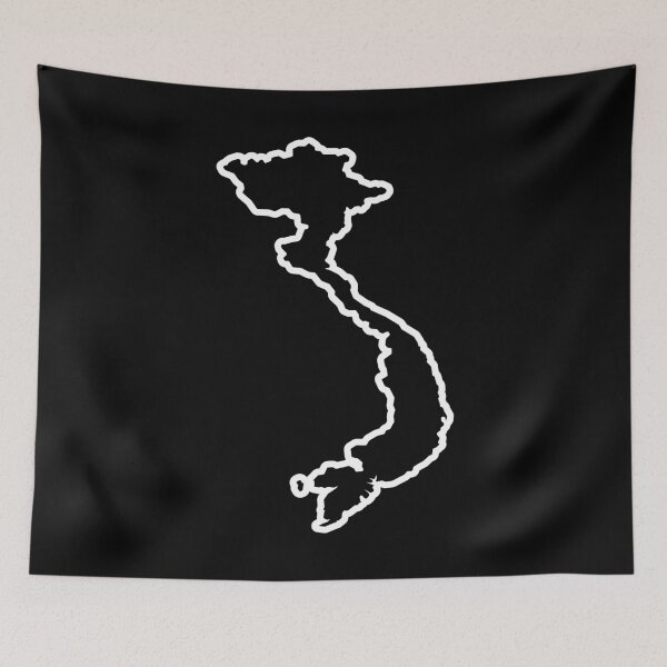 Item preview, Vietnam Country Outline VN designed and sold by shitpostee.