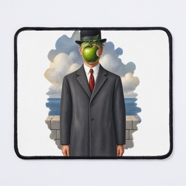 Item preview, Surreal Green Apple Inspired by Magritte with a Modern Tech Twist designed and sold by Tyler Rickard.