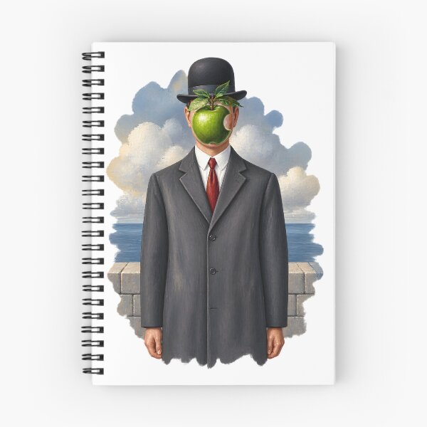 Item preview, Surreal Green Apple Inspired by Magritte with a Modern Tech Twist designed and sold by Tyler Rickard.