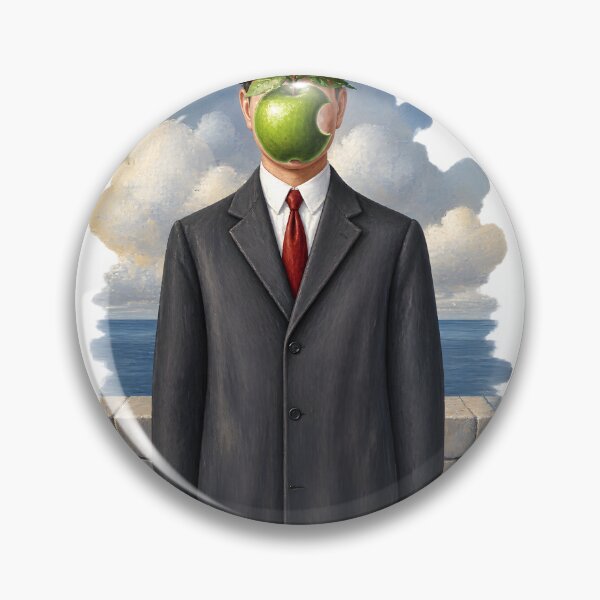 Item preview, Surreal Green Apple Inspired by Magritte with a Modern Tech Twist designed and sold by Tyler Rickard.
