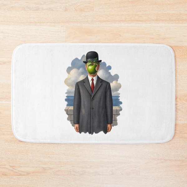 Item preview, Surreal Green Apple Inspired by Magritte with a Modern Tech Twist designed and sold by Tyler Rickard.
