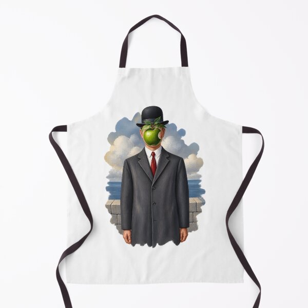Item preview, Surreal Green Apple Inspired by Magritte with a Modern Tech Twist designed and sold by Tyler Rickard.