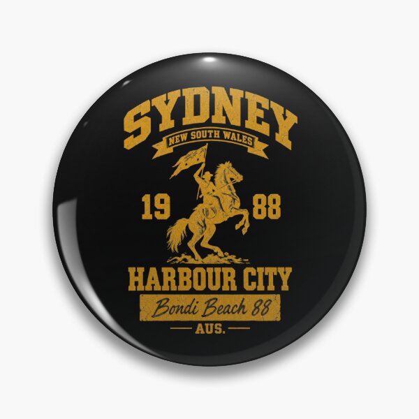 Item preview, Sydney Australia Harbour City Bondi Vintage Varsity Design designed and sold by Yellowriversss.