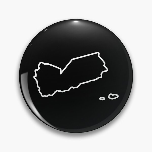 Item preview, Yemen Country Outline YE designed and sold by shitpostee.