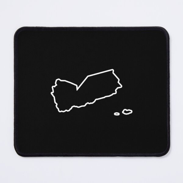 Item preview, Yemen Country Outline YE designed and sold by shitpostee.