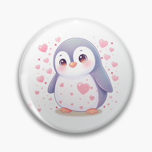 Item preview, Heart Penguin – Love in Pastel designed and sold by Herzbaumatelier.