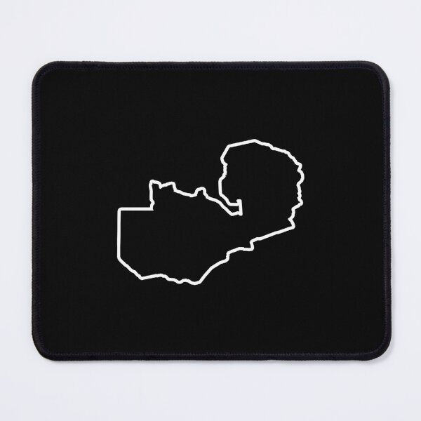 Item preview, Zambia Country Outline ZM designed and sold by shitpostee.