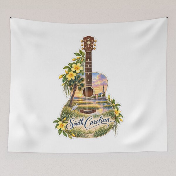 Item preview, South Carolina Lowcountry Guitar designed and sold by Whimspired By Paxx.