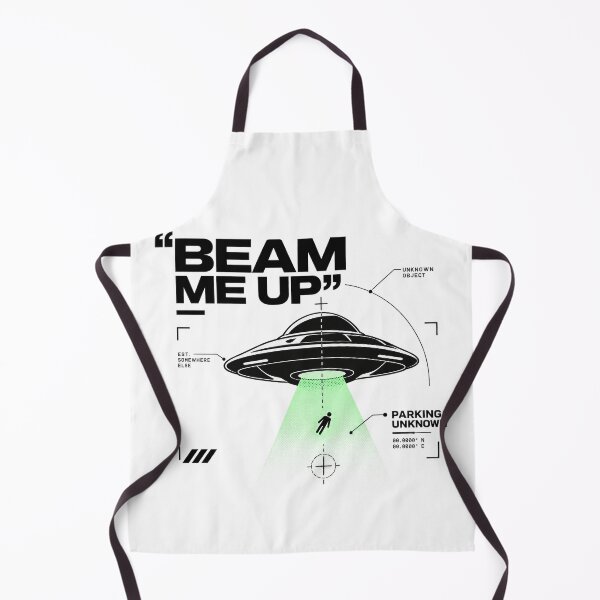 Item preview, Beam Me Up – Retro UFO Tractor Beam Abduction designed and sold by zzz888.
