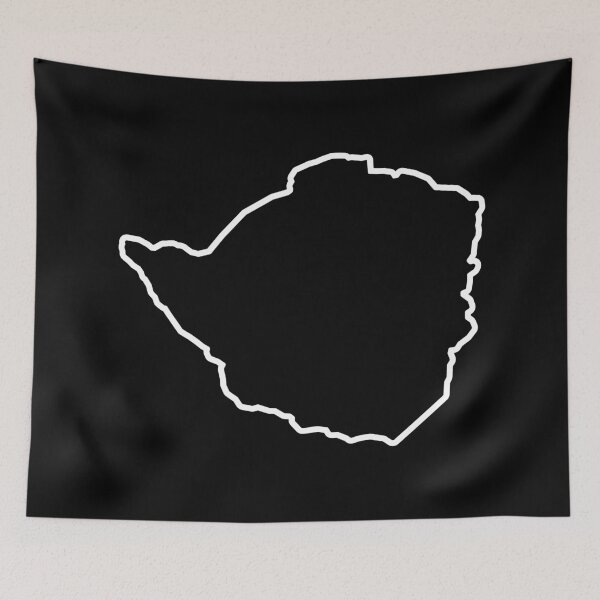 Item preview, Zimbabwe Country Outline ZW designed and sold by shitpostee.