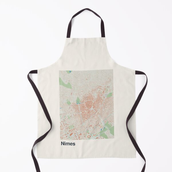 Item preview, Nimes Minimalistic Map Art designed and sold by MapsNerd.