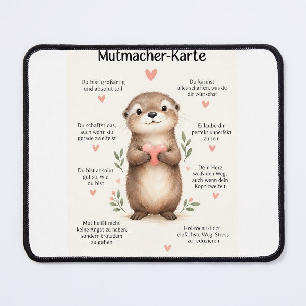 Item preview, Encouragement Card | You Can Do It Motivational Card | Cute Otter Gift designed and sold by Aesthetic-Avenue.
