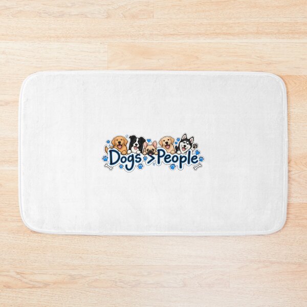 Item preview, Dogs Over People - Funny Dog Lover Graphic Design designed and sold by Tyler Rickard.