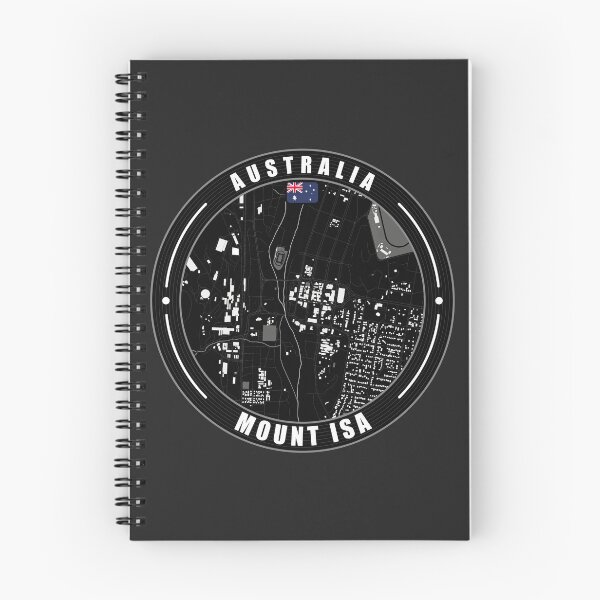 Item preview, Mount Isa Australia City Map  designed and sold by Thistle-TShop.
