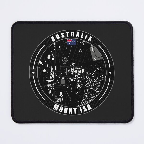 Item preview, Mount Isa Australia City Map designed and sold by Thistle-TShop.