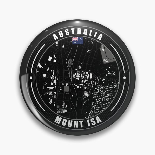 Item preview, Mount Isa Australia City Map  designed and sold by Thistle-TShop.